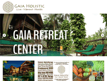 Tablet Screenshot of gaia-holistic.com